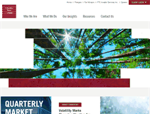 Tablet Screenshot of fiduciarytrust.ca